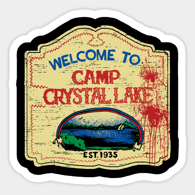 crystal-lake-sign-friday-the-13th-sticker-teepublic